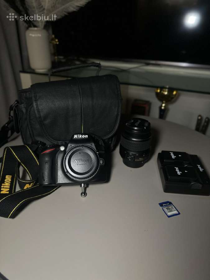 Nikon D3200 Dslr Camera – Excellent Condition - nuotraukos Nr. 6