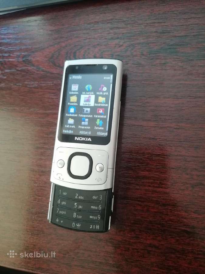 Nokia 6700 Slide telefonas - nuotraukos Nr. 2
