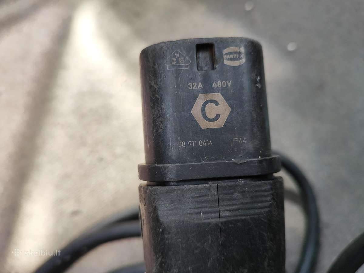 VW skoda Audi orginalus kabelis 22kw type2 type 2 - nuotraukos Nr. 2