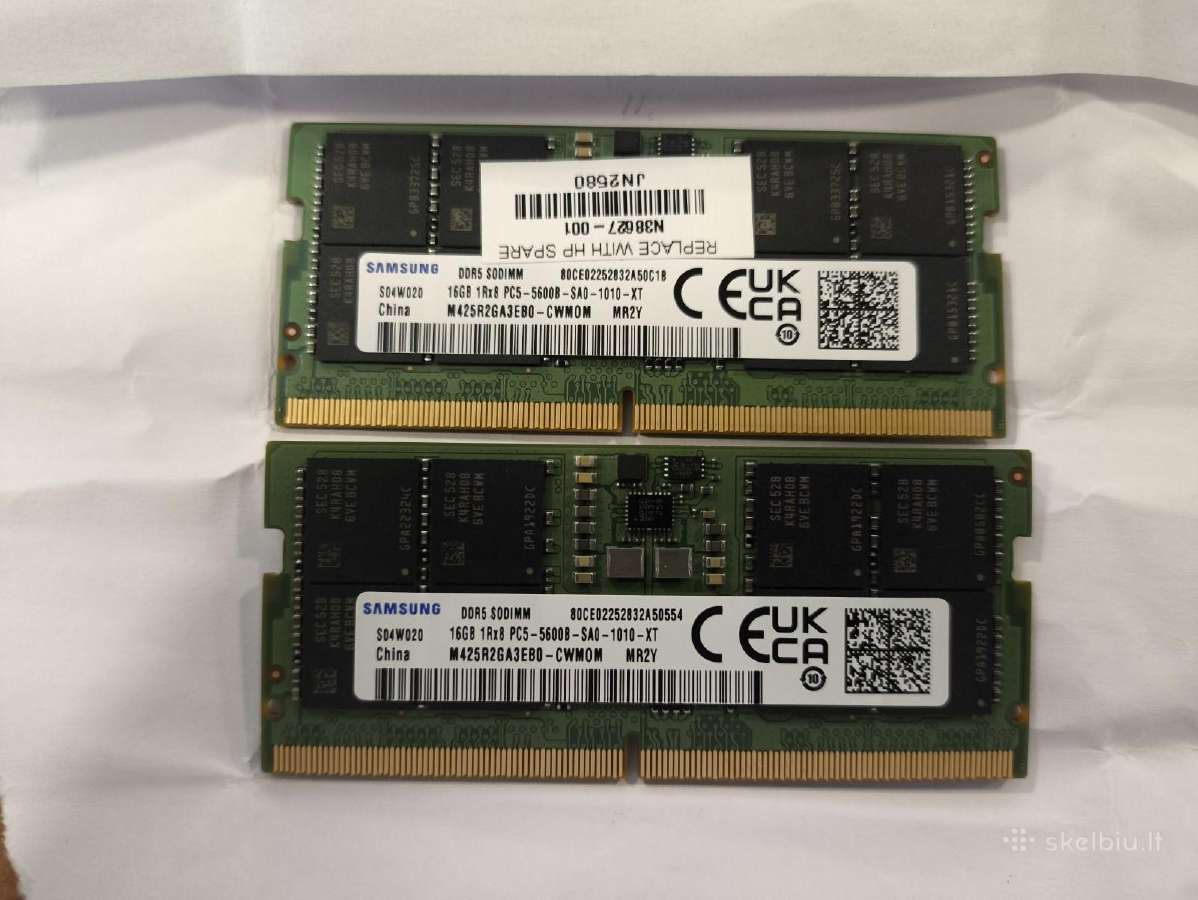 2*16gb Ddr5 Laptopo RAM