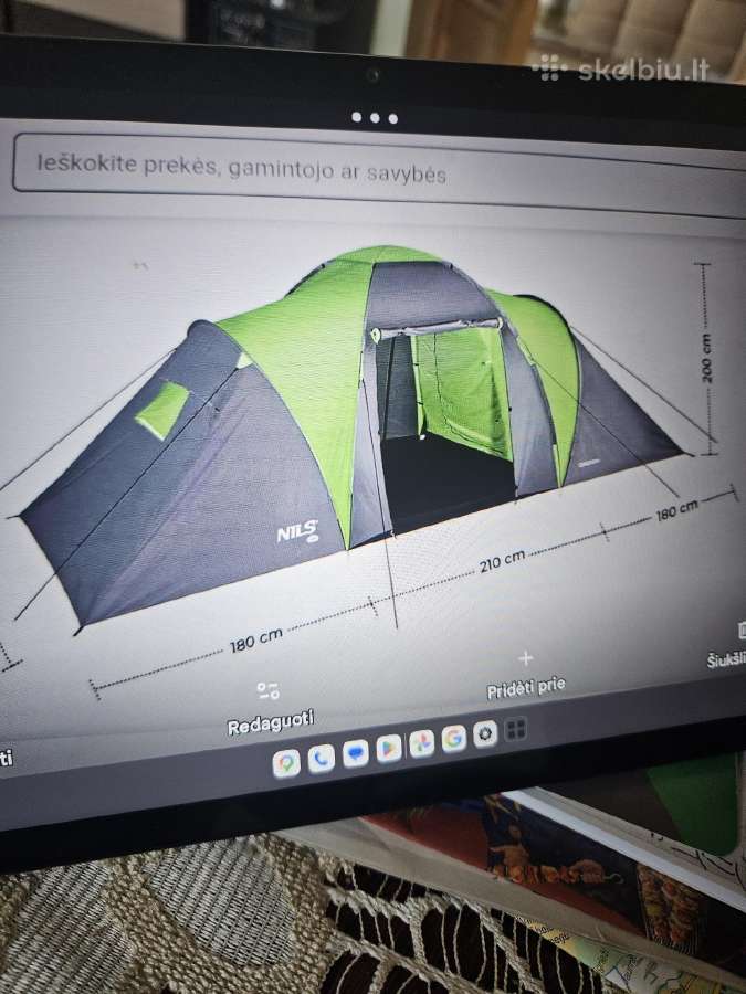 Parduodamos dvi palapines ir lovos