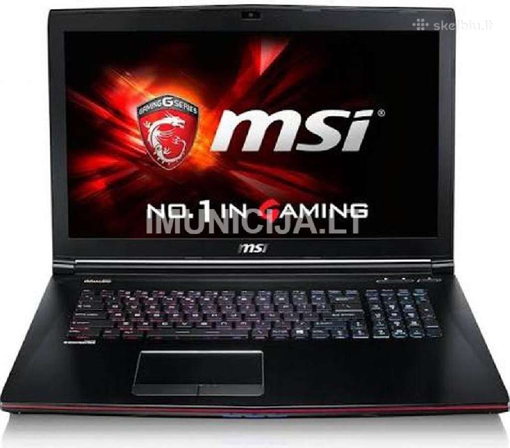 Msi Ge72 17 – i7-6700hq/ 12gb RAM / 128gb SSD+1tb