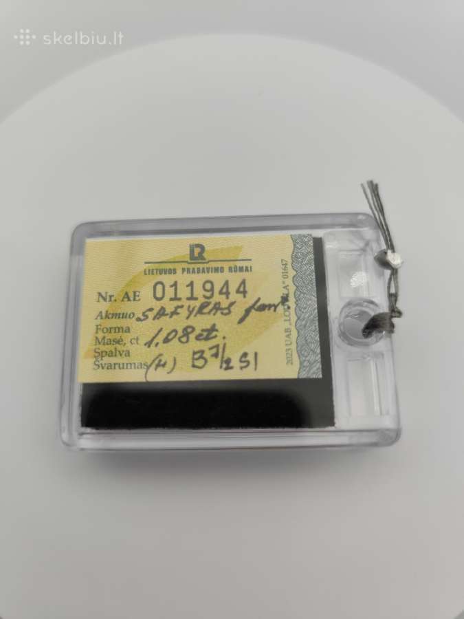 Natūralus Madagaskaro Safyras 1.08 ct - nuotraukos Nr. 7