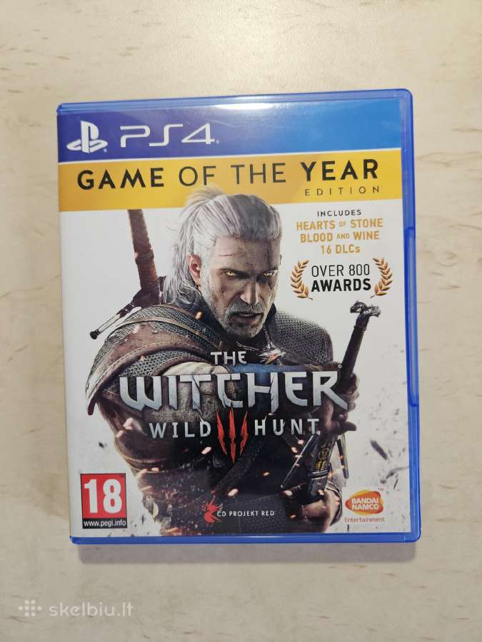 The Witcher 3: Wild hunt game of the year Ps