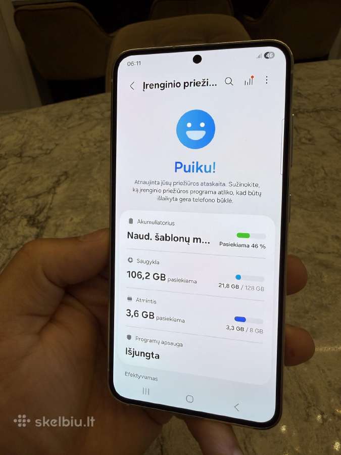 Samsung s23, 8/128gb - nuotraukos Nr. 4