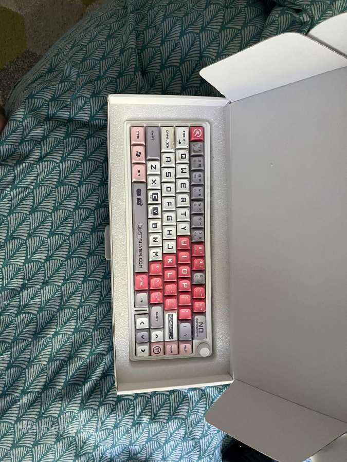 Parduodu Dust Silver 60% klaviatura - nuotraukos Nr. 3