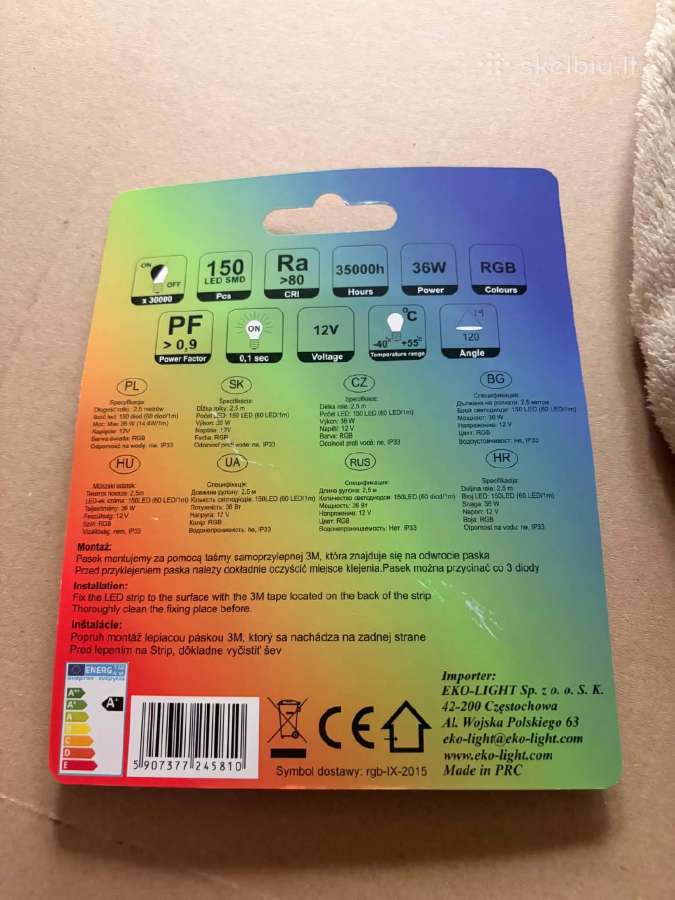 Rgb LED juostos
