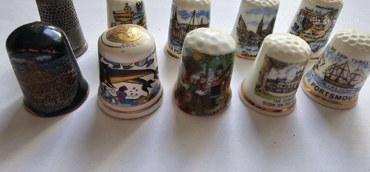 Porceleniniai antpirsciai 10vnt - nuotraukos Nr. 3