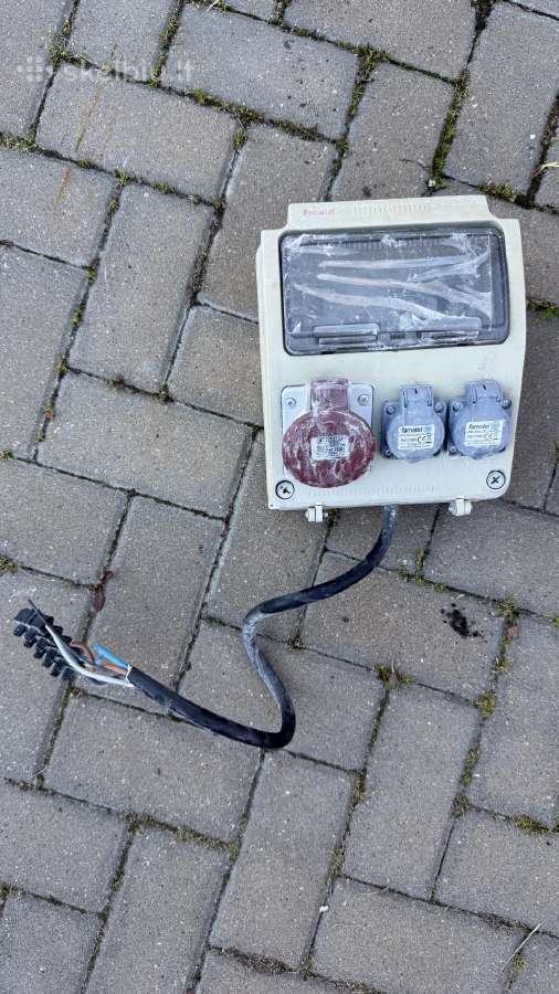 Statybinis elektros skydelis