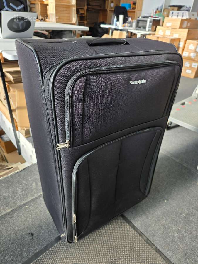 Samsonite Lagaminas 4 Ratukų Juodas