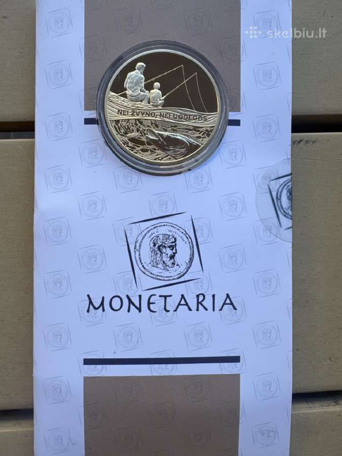 Zvejibine paauksuota moneta