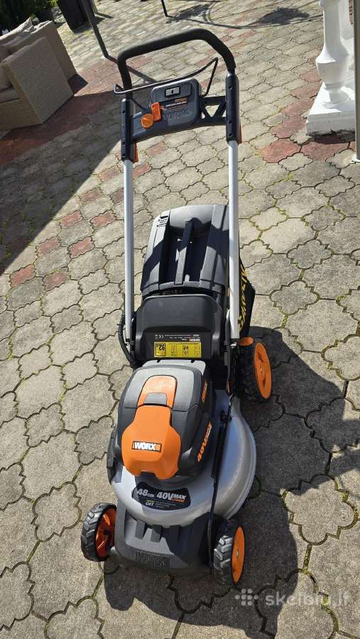 Parduodama Akumuliatorinė vejapjovė Worx Wg779e - nuotraukos Nr. 3