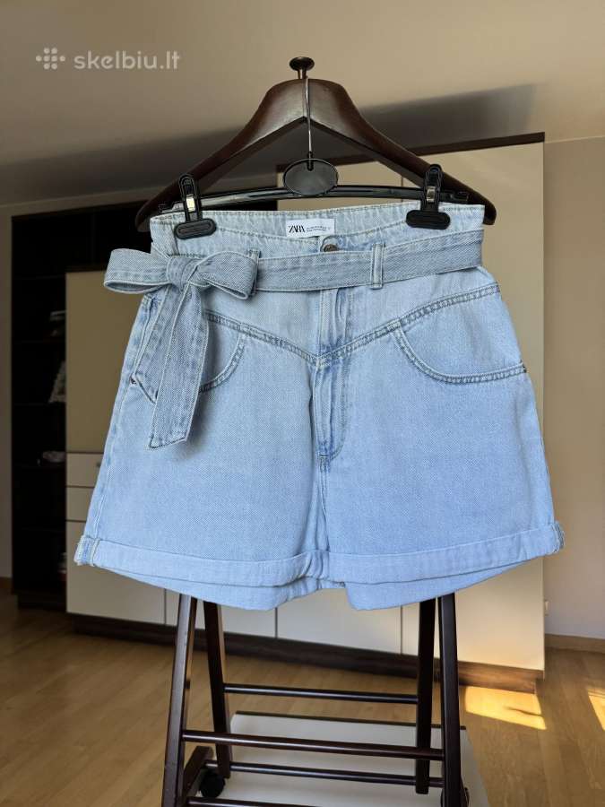 Zara šortai paaukštintu liemeniu 38 dydis