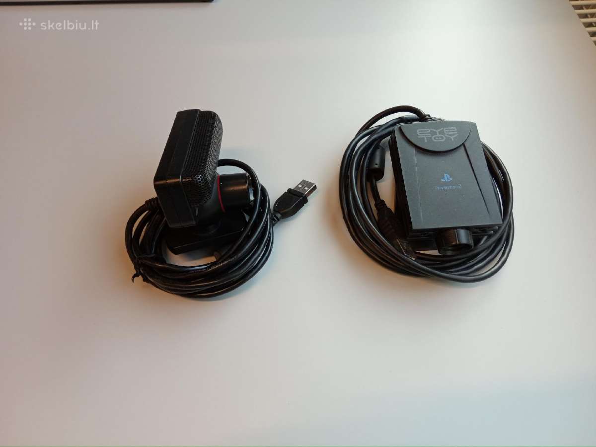 Sony Ps2 ir PS3 kameros (2 vnt.)