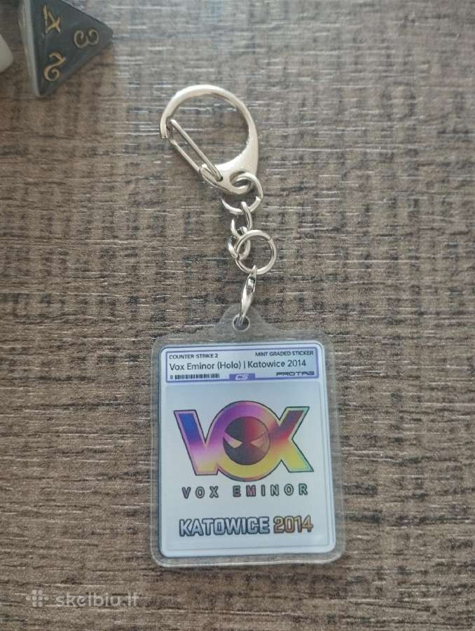 Csgo/cs2/counter-strike Katowice 2014 keychain - nuotraukos Nr. 4