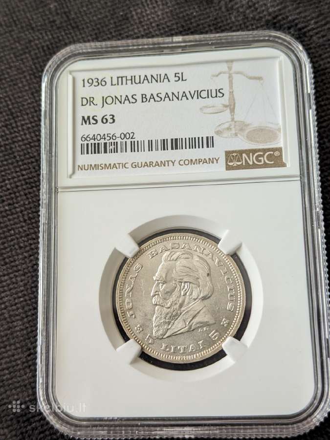 5 Litai 1936