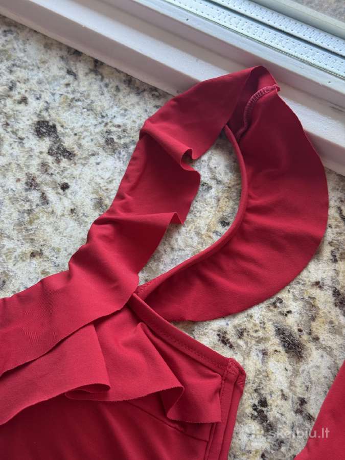 Oysho Ruffle raudonas atskiras bikinis 40/42 dydis - nuotraukos Nr. 8
