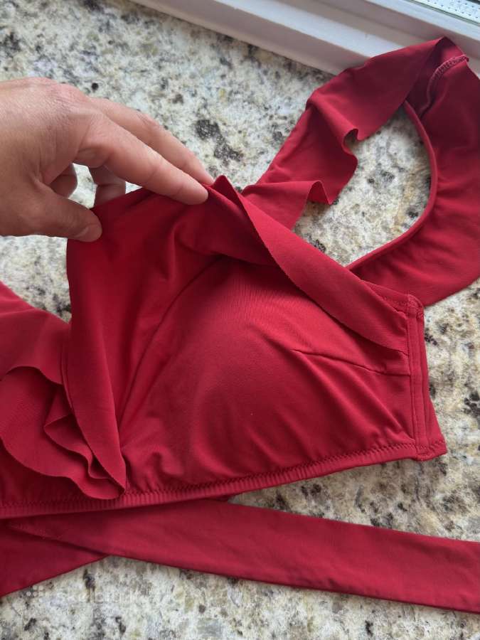 Oysho Ruffle raudonas atskiras bikinis 40/42 dydis - nuotraukos Nr. 9