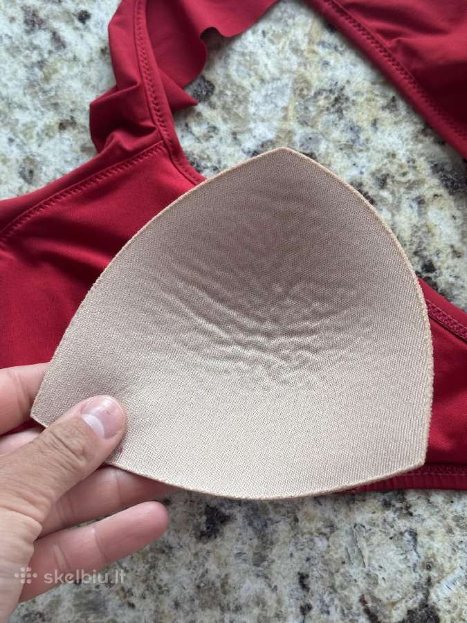 Oysho Ruffle raudonas atskiras bikinis 40/42 dydis - nuotraukos Nr. 13