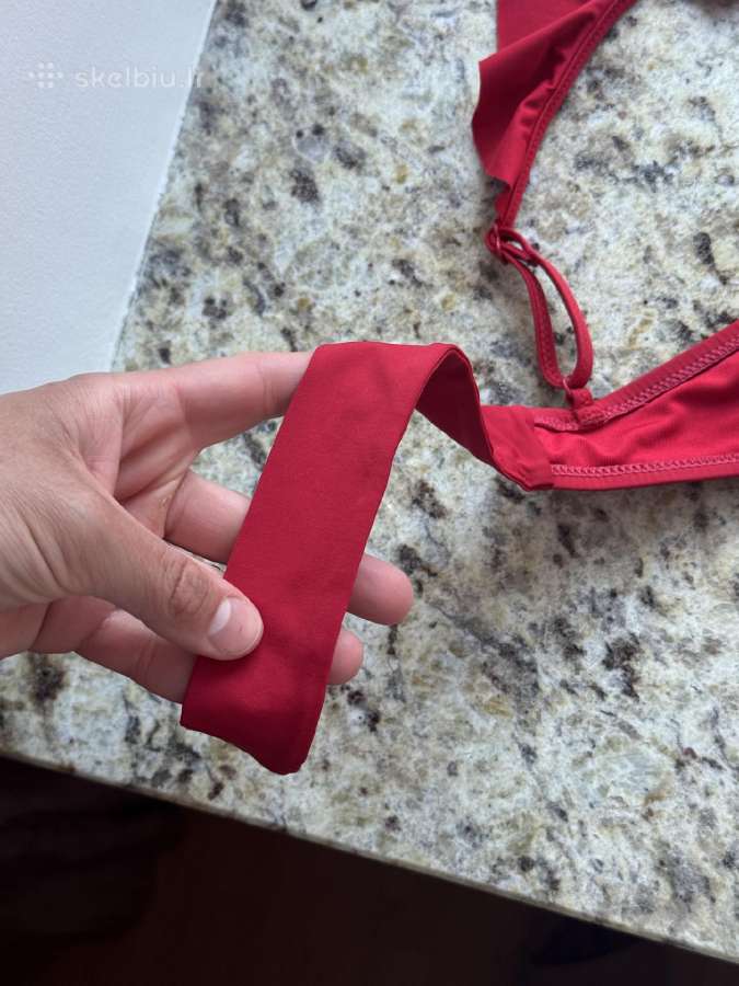 Oysho Ruffle raudonas atskiras bikinis 40/42 dydis - nuotraukos Nr. 15