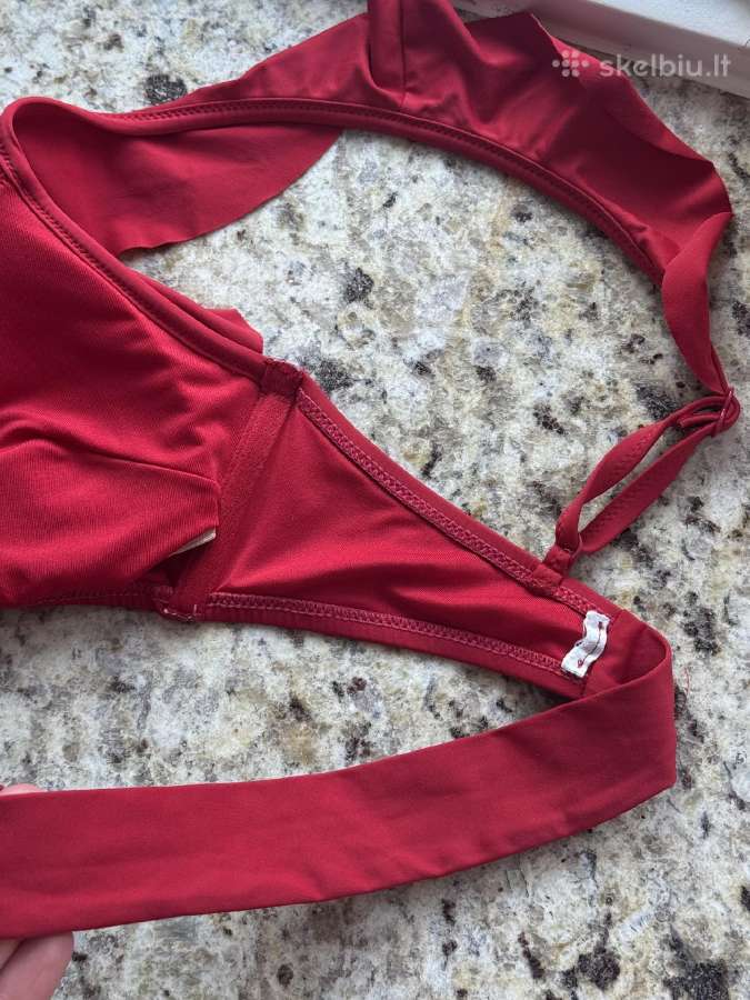 Oysho Ruffle raudonas atskiras bikinis 40/42 dydis - nuotraukos Nr. 16