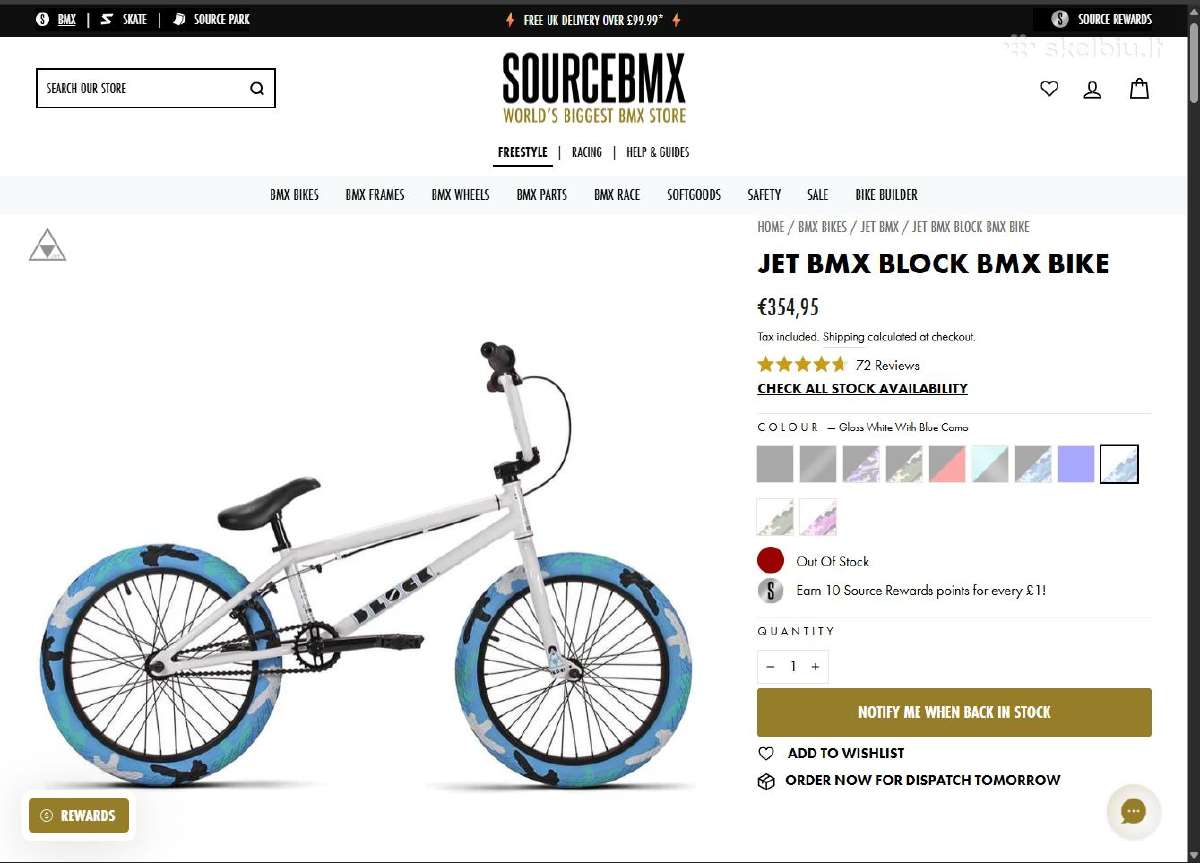 Parduodu BMX dviratį (Jet BMX Block) - nuotraukos Nr. 5