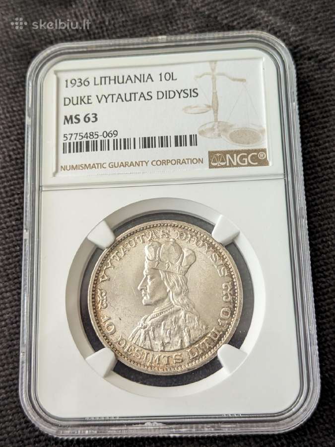 10 litu 1936 - nuotraukos Nr. 2