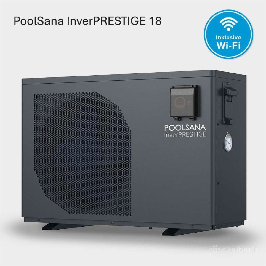 Baseino šilumos siurbliai Poolsana Inverprestige