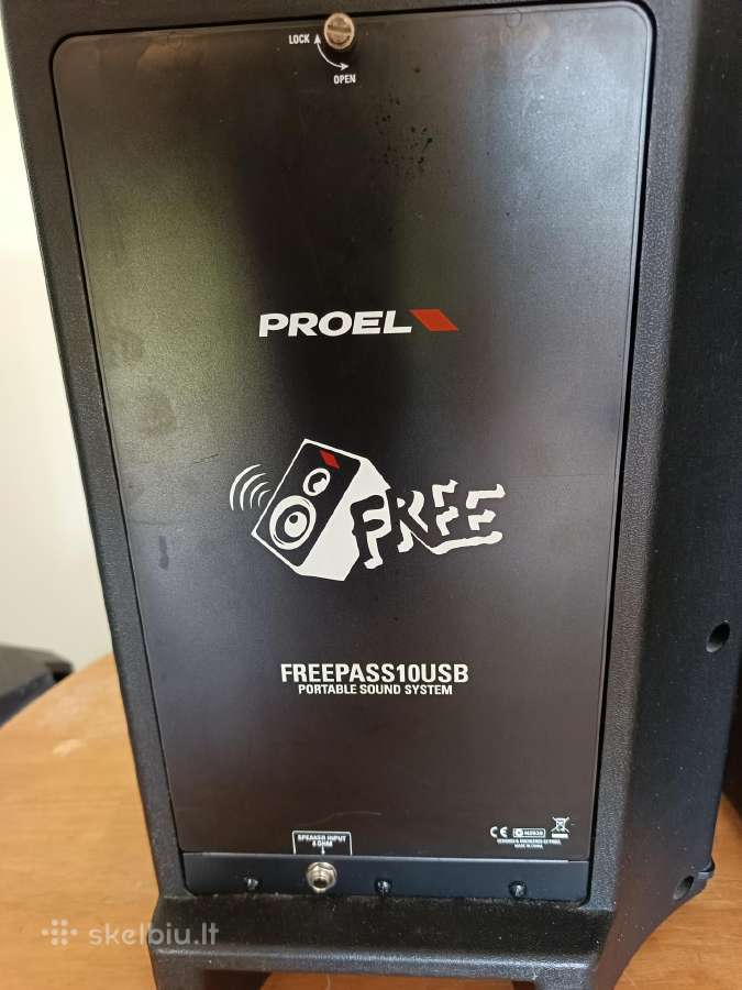 Garso kolonėlės Proel freepass10usb - nuotraukos Nr. 4
