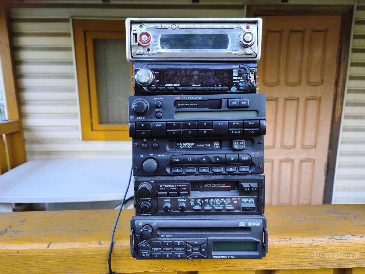 Automagnetolos 6 vnt.