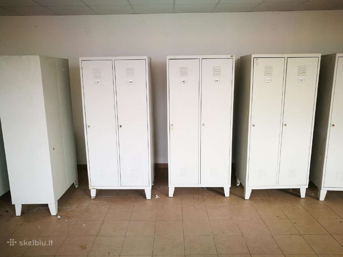 Malow metalinės, naudotos persirengimo spintelės