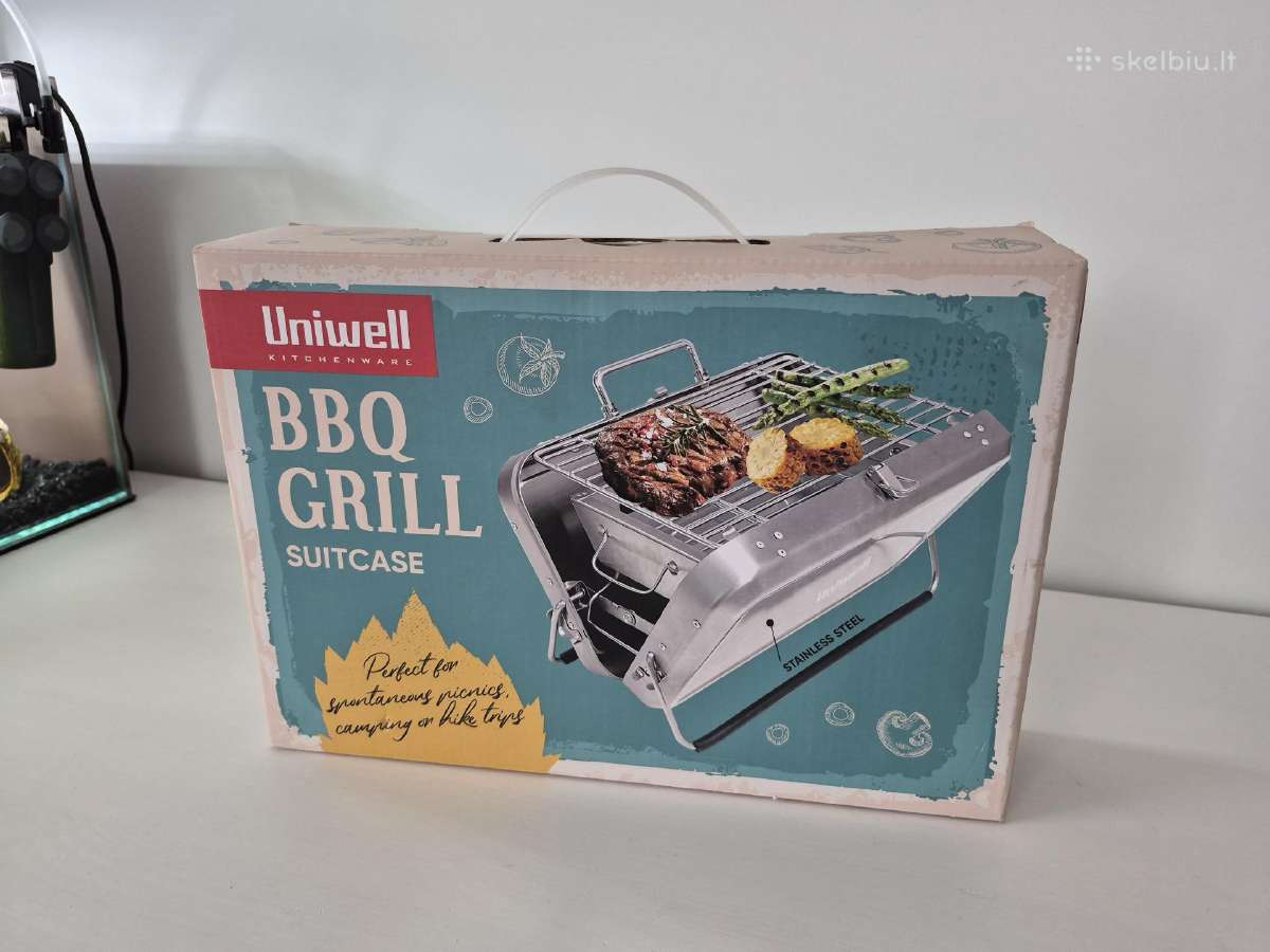 Bbq Grill lagaminėlis/suitcase. Neišpakuotas