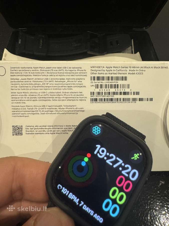 Apple Watch Series 10 (46mm) GPS + Cellular
