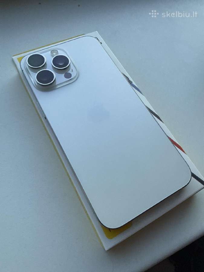 Parduodu iPhone 15 Pro Max 256gb White Titanium - nuotraukos Nr. 4
