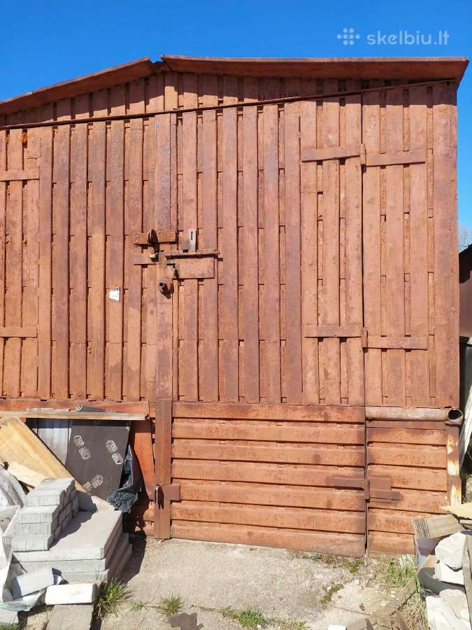 Metalinis garažas, gerai įrengtas - nuotraukos Nr. 2