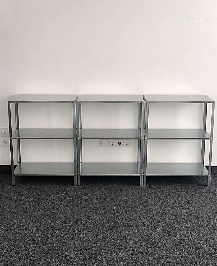 Ikea metalinės lentynos + vaza