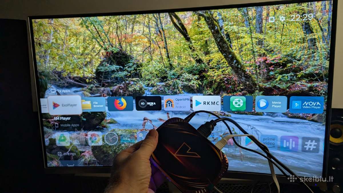 Android TV priedėlis Vontar X4 S905x4