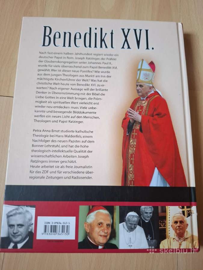 Knyga popiežiaus Benedikto XVI biografija - nuotraukos Nr. 2