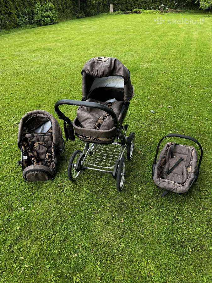 3 in 1 vaikiskas vezimelis