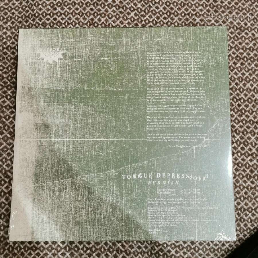 Tongue Depressor - Burnish / Vinyl Lp limited edit - nuotraukos Nr. 2