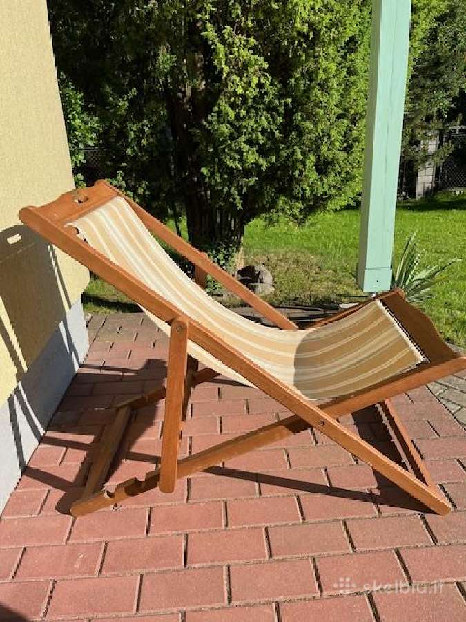 Sulankstoma lauko kėdė - gultas