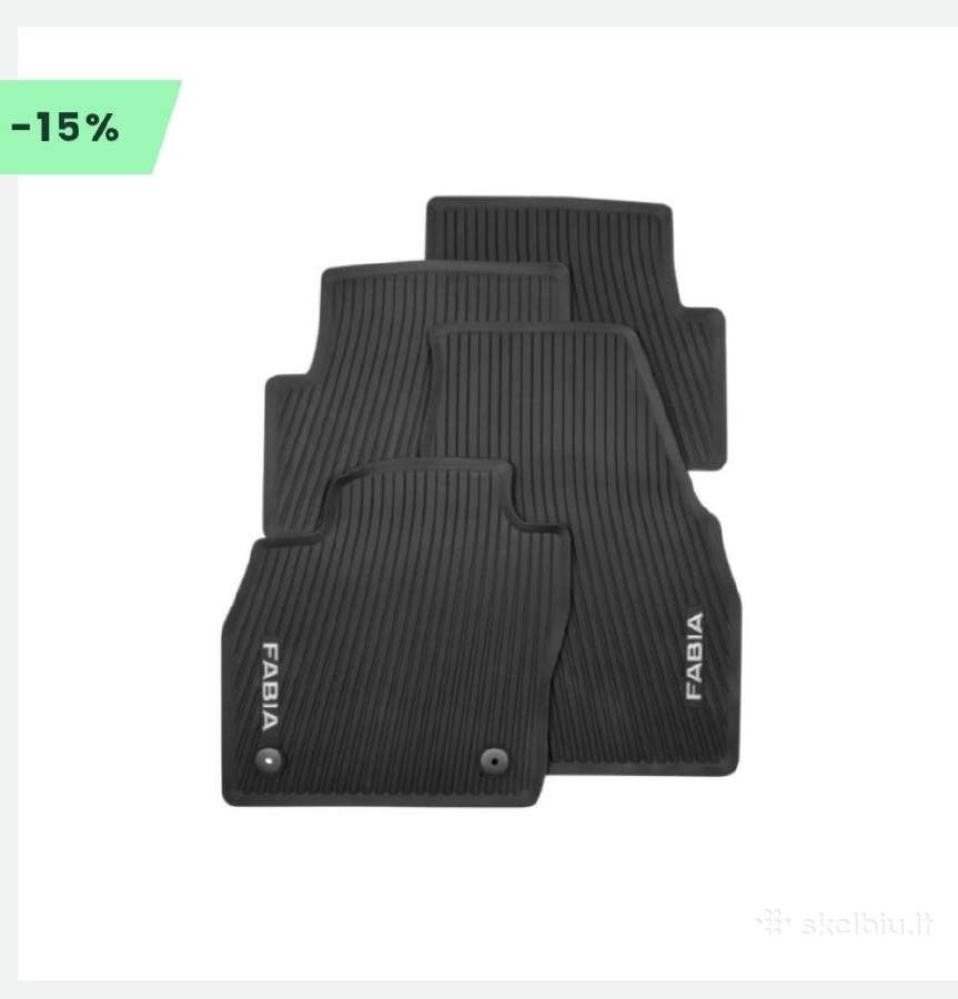 Skoda fabia originalus guminiai kilimeliai