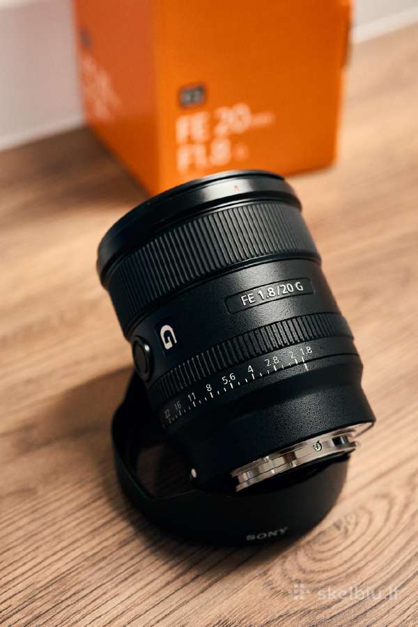 Sony Fe 20mm F1.8 G Fullframe (e-mount) objektyvas