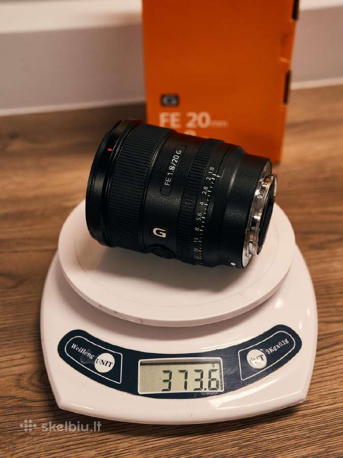 Sony Fe 20mm F1.8 G Fullframe (e-mount) objektyvas - nuotraukos Nr. 3