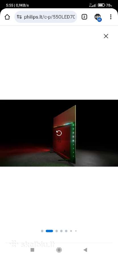 Televizorius philips 55 oled - nuotraukos Nr. 6
