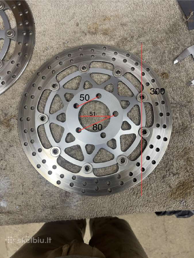 Zx9r priekiniai stabdžių diskai