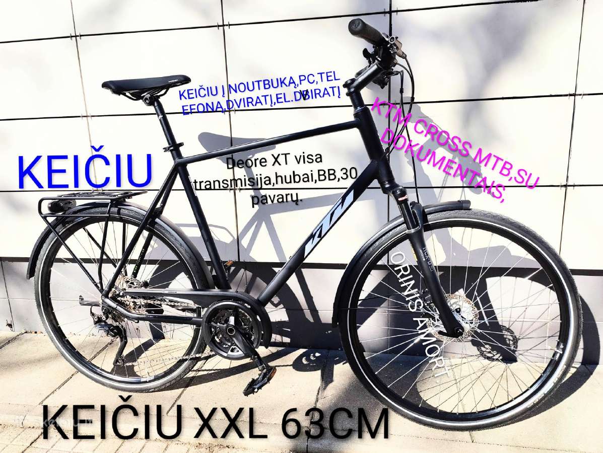XXL KTM,XT,orinis am.dokument.keičiu arba.