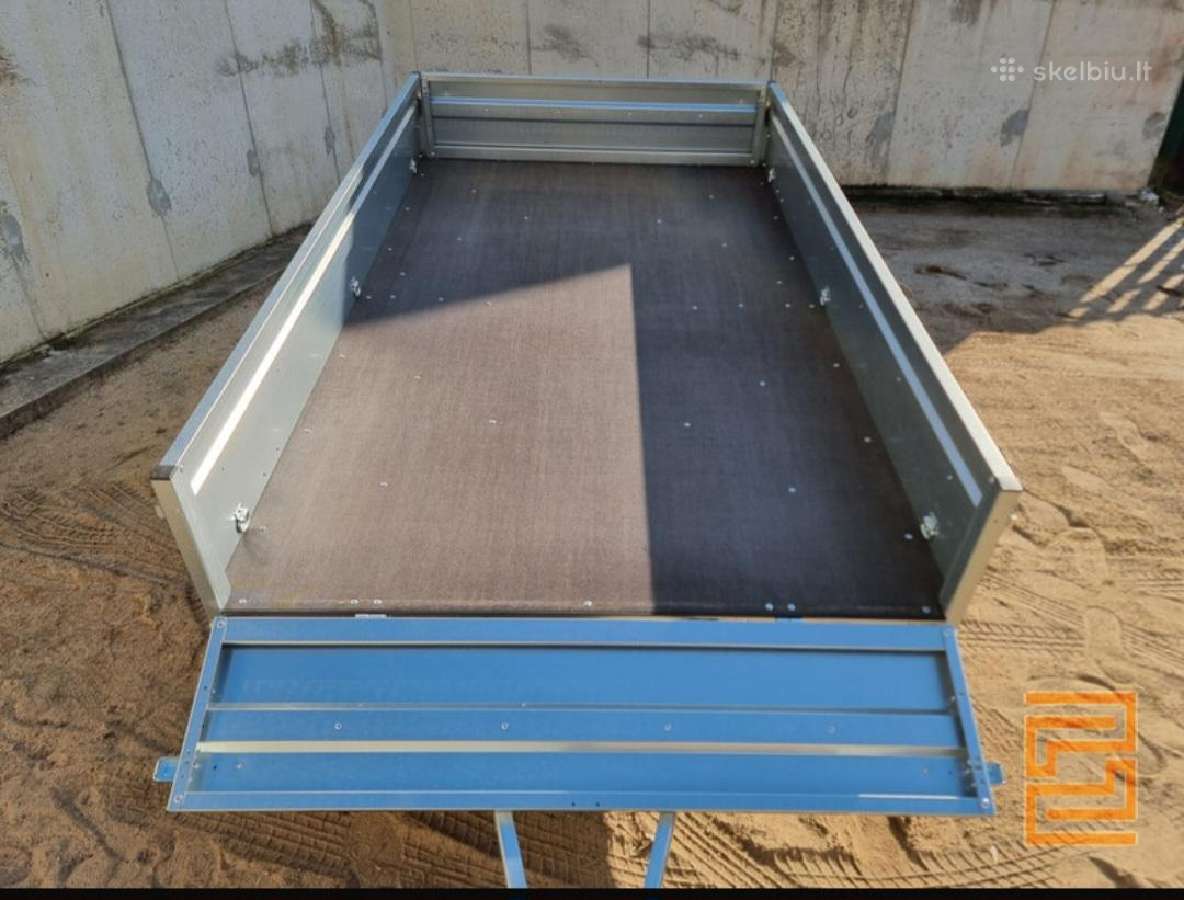 Nauja stipri 2.5x1.4m priekaba - nuotraukos Nr. 2