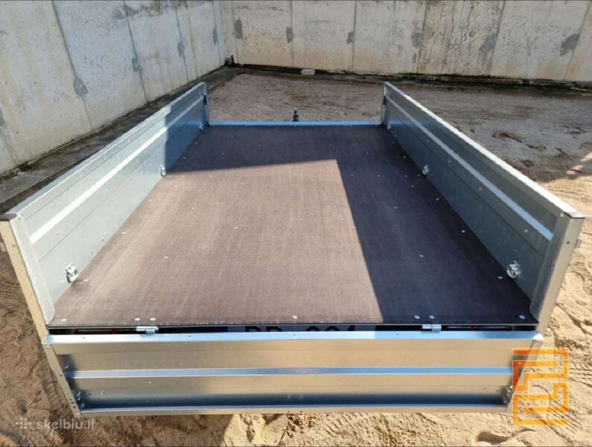 Nauja stipri 2.5x1.4m priekaba - nuotraukos Nr. 3