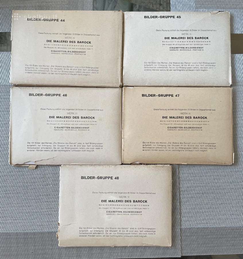 100 originalių Baroko reprodukcijų (1941m.)